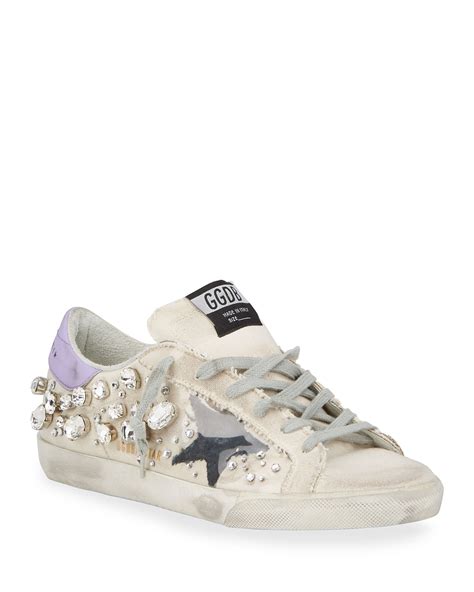 golden goose embellished sneakers
